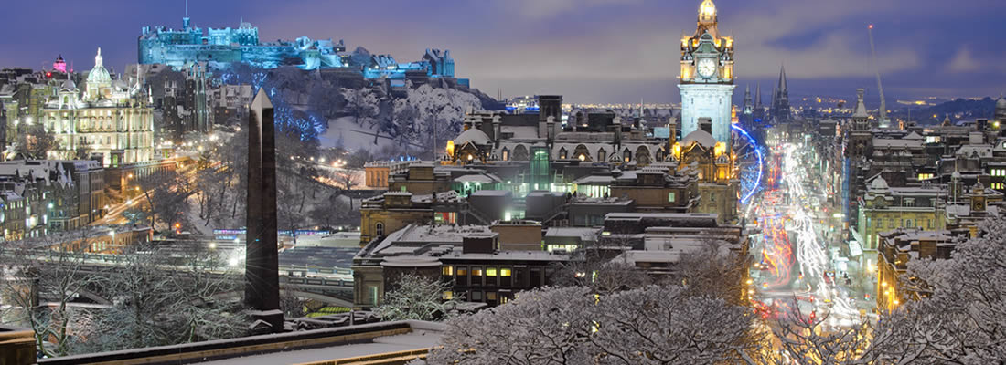 edinburgh in the snow